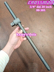 Cần tuýp trượt kéo 3/4 inch Crossman dài 20 inch 500mm 99-305