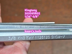 Bộ lục giác đầu bằng hệ inch Kingtony 20209SR02 9 chi tiết 1/16-3/8