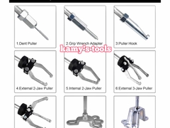 Bộ cảo vam giật trục láp moay-ơ giật bạc đạn trong ngoài 17 chi tiết Wetools WT-26017