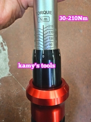Cần siết cân chỉnh lực đổi đầu 1/2 inch 30-210Nm 9 cờ lê miệng 13-30mm