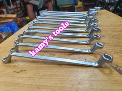 Cờ lê 2 đầu vòng Luxtop loại cao cong 60 độ 8х9 8x10 10x12 12x13 12x14 13x15 14x15 14x17 17x19 19x2 21x23, hai đầu vòng