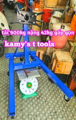 Giá đỡ treo tháo lắp máy động cơ 2000lbs 900kg xoay 360 độ gấp gọn được nặng 42kg không bao bì
