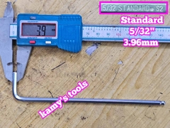 Lục giác bi hệ inch Standard 5/32 inch 3.96mm dài 145x28mm STD-68532