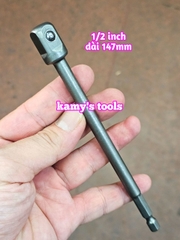 Đầu chuyển nối bắn vít lục giác sang bulong 1/2 inch dài 150mm