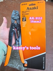 AK-9112 Kìm bấm cos Asaki 16L dài 275mm 1.25-16mm2