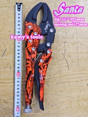 Kìm bấm chết 12 inch dài 305mm mở tối đa 75mm Santa 87-112
