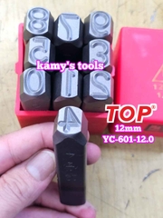 Bộ đóng số xuôi 12mm TOP YC-602-12.0