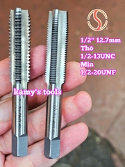 Bộ taro hệ inch tạo ren trong 1/2 inch (12.7mm) Shanghai bước ren thô và mịn 1/2-13 UNC 1/2-20 UNF