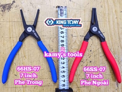 Kìm mở phe thẳng trong ngoài 7 inch Kingtony 66HS-07 66SS-07 mở phe 19-60mm