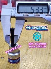 Đầu tuýp sao 5 cạnh Kingtony 3/8 inch IPR09 302D09-IPR15 302D15-IPR20 302D20-IPR25 302D25-IPR27 302D27-IPR30 302D30
