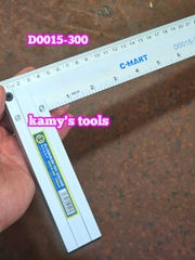 D0015-300 Thước ke góc vuông hợp kim nhôm 300mm C-mart
