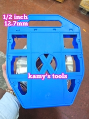 12.7mm dây đai inox 304 1/2 inch dày 0.4mm cuộn 30m đựng trong hộp nhựa chống bung dây kamytools