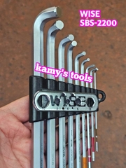 Bộ lục giác bi Wise SBS-2000 1.5-10mm dạng đầu ngắn chính hãng nhật bản