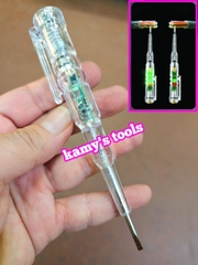 Bút thử điện cảm ứng đa năng, công tắc đèn 2 màu kiểm tra thông mạch dài 140mm