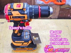 Máy khoan pin Maxsupe M-6887 21V 13mm không chối than