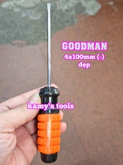 Tua vít cán gai Goodman 4mm dài 100mm 150mm bake dẹp 4x100mm 4x150mm 91404PH 91404STM 91406PH 91406STM