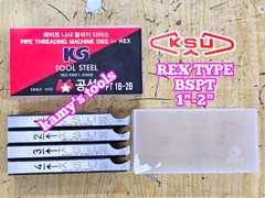 Dao tiện ren ống sắt tráng kẽm Rex hiệu Kong Sung KSU 1”-2” (34-60mm) hệ ren BSPT