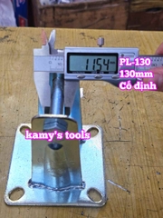 Đế càng cố định và xoay dùng cho bánh xe 130mm PL-130 Kamytools