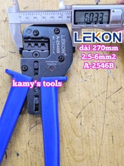 Kìm bấm cos MC3 MC4 năng lượng mặt trời Lekon A-2546B dài 270mm 2.5-6mm2 cao cấp