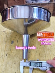 Phễu inox thép không gỉ chiết rót chất lỏng có quay treo 8 inch 200mm Wetools WT-22408A