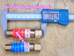 Van chống cháy ngược gắn cho đồng hồ Oxy và Gas hàn cắt gió đá ren 17mm kamytools (bán lẻ 1 cái)