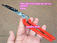 Kìm tháo gắp rơ le điện từ hộp cầu chì xe hơi ô tô mở tối đa 95mm dài 220mm Wetools CRC9311