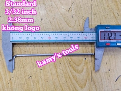 Lục giác bi hệ inch Standard 3/32 inch 2.343mm dài 112x20mm STD-68332