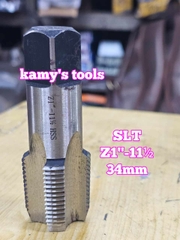 Taro ống rắc co 34mm răng côn HSS SLT Shanghai Z1-11-1/2 dài 95mm