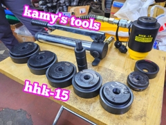Dụng cụ đột lỗ tôn thủy lực TLP HHK-15 khuôn 63mm-114mm
