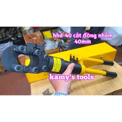 Kìm cắt cáp thủy lực hhd-40 cắt cáp điện đồng nhôm 40mm lực cắt 7 tấn