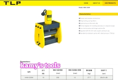 Máy uốn thanh cái đồng thủy lực 16 tấn 200mm TLP HHM-200W