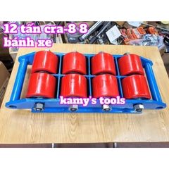 con rùa lăn máy 12 tấn model CRA-8 8 bánh xe, rùa chuyển hàng
