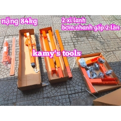 Cẩu móc động cơ ô tô 2 tấn nặng 84/88kg 2 xy lanh bơm nhanh gấp 2 lần