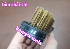 Bàn chải sắt cán nhựa cứng màu đen dài 240mm