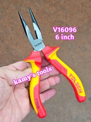 V16096 Kìm nhọn cách điện 1000V Tolsen 6 inch 160mm