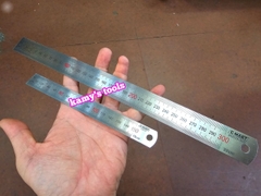 Thước lá inox C-mart 150mm 300mm D0019-150 D0019-300