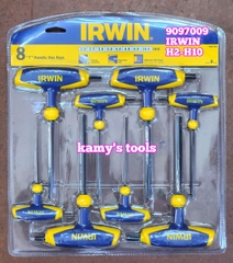 Bộ lục giác cán chữ T IRWIN 8 chi tiết 2mm-10mm 9097009