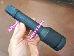 Cần nối khúc nối tuýp 1 inch dài 4 inch 105mm 6 inch 150mm 8 inch 200mm thép đen cao cấp