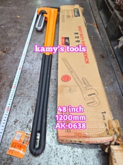 Mỏ lết răng 48 inch dài 1200mm Asaki AK-0638 mở miệng khoảng 110mm-120mm