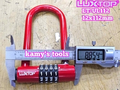Ổ khóa số mật mã chữ U 4 chữ số Luxtop LT-UL112R càng dài 112mm