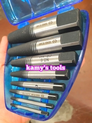 Bộ tháo mở lấy ốc vít bulong gãy 8 chi tiết M3-M50 kingtony 11208SQ