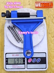 Dụng cụ cắt đột cảo tháo mắt xích sên xe công nghiệp nặng xích máy gặt máy cày 860 Wetools WT-HY-1075