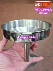 Phễu inox thép không gỉ chiết rót chất lỏng có quay treo 6 inch 140mm Wetools WT-22406A
