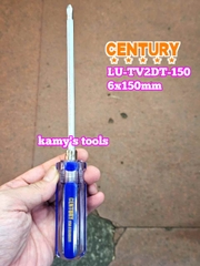 Tua vít 2 đầu cán trong 6x150mm Century LU-TV2DT-150