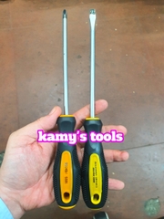 Tua vít cán cao su gai 6mm, tô vít (bán lẻ 1 cây)