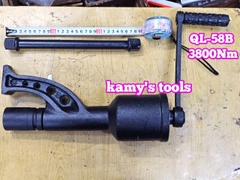 Dụng cụ bộ tay quay cộng lực tăng lực tháo mở tắc kê ốc bánh xe tải QL-58B 3800Nm Wetools
