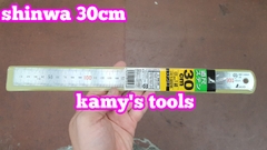 Thước lá Shinwa inox 0-300mm model 14028, thước lá 30cm