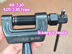 Cảo tháo mắt sên xe gắn máy Crossman model 68-530 type 420-530, cảo sên xe, vam đột xích, cắt xích