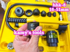 16-51mm Dụng cụ đột lỗ tôn thủy lực TLP HHK-8 khuôn 16mm 20mm 26mm 32mm 39mm 51mm