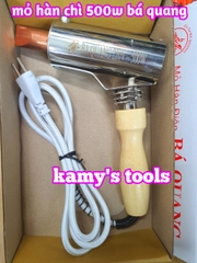 Mỏ hàn chì điện cán gỗ Bá Quang 500w